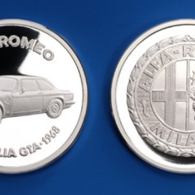 Monnaies Alfa Romeo Guilia GTA 1968 