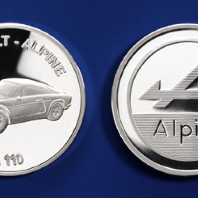 Monnaies Renault Alpine A110 